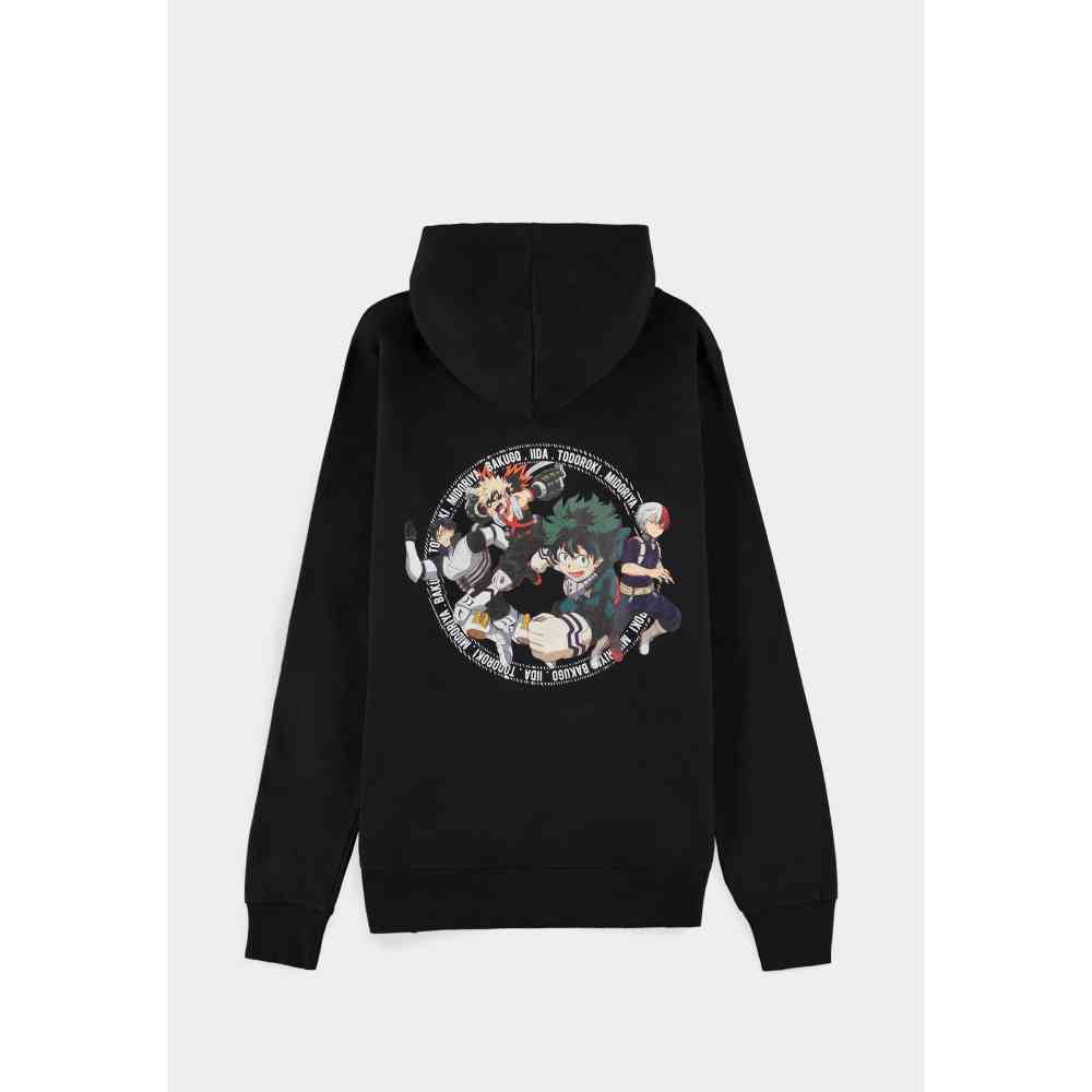 My Hero Academia - Izuku Midoriya Veste zip à capuche - Noir